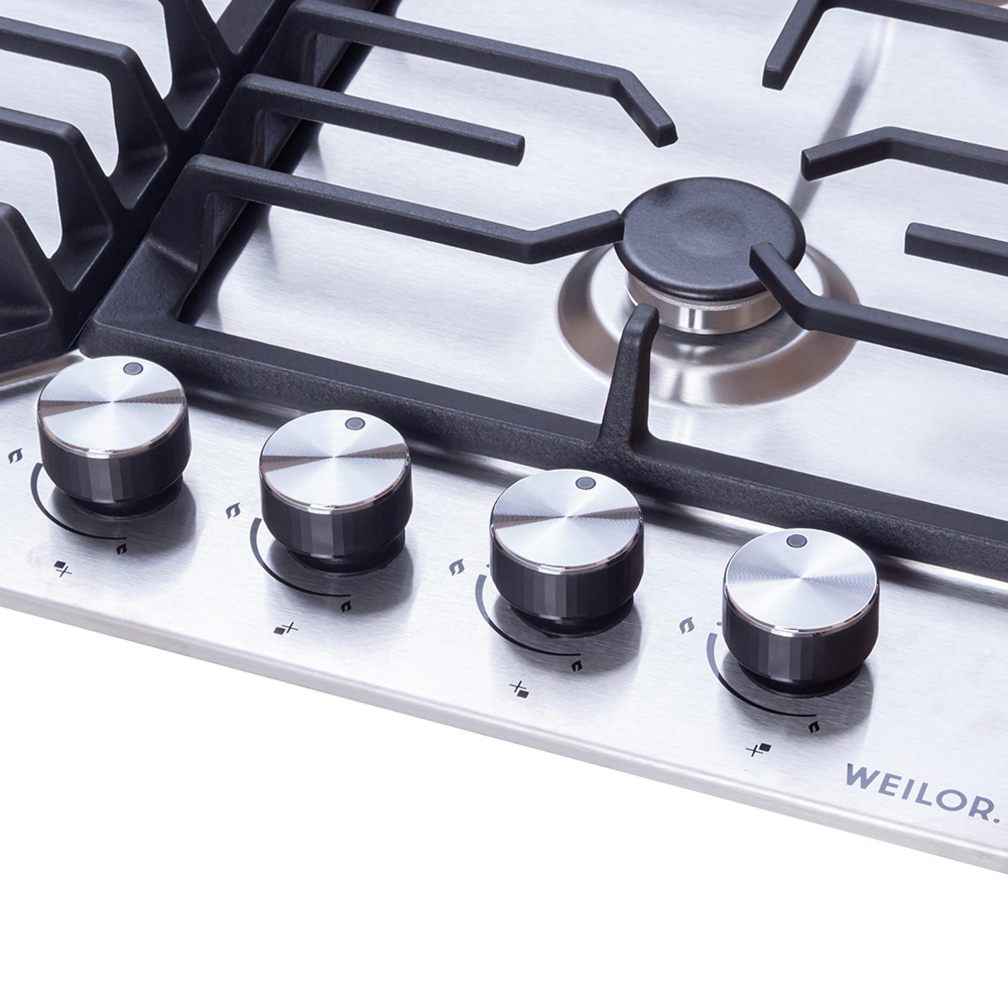 Варочная поверхность газовая WEILOR GM 624 SS - фото 5