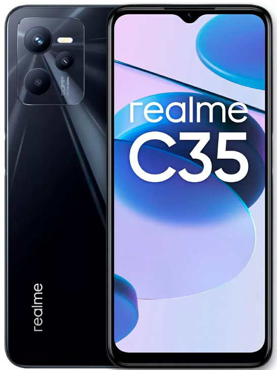 Смартфон realme C35 4/64 Гб Global Black