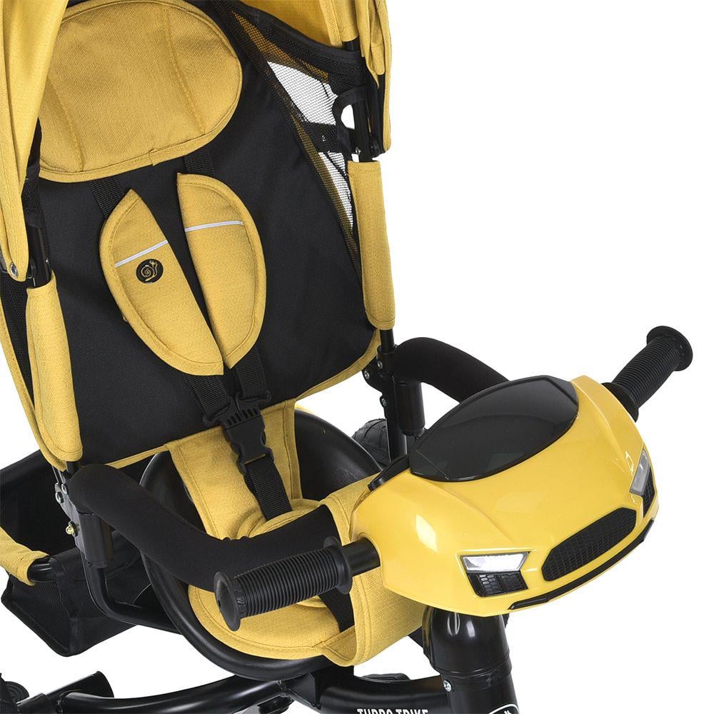 Дитячий велосипед триколісний Turbo Trike MT 1006 гумові колеса Жовтий (403720478) - фото 4 Дитячий велосипед триколісний Turbo Trike MT 1006 гумові колеса Жовтий (403720478) - фото 4