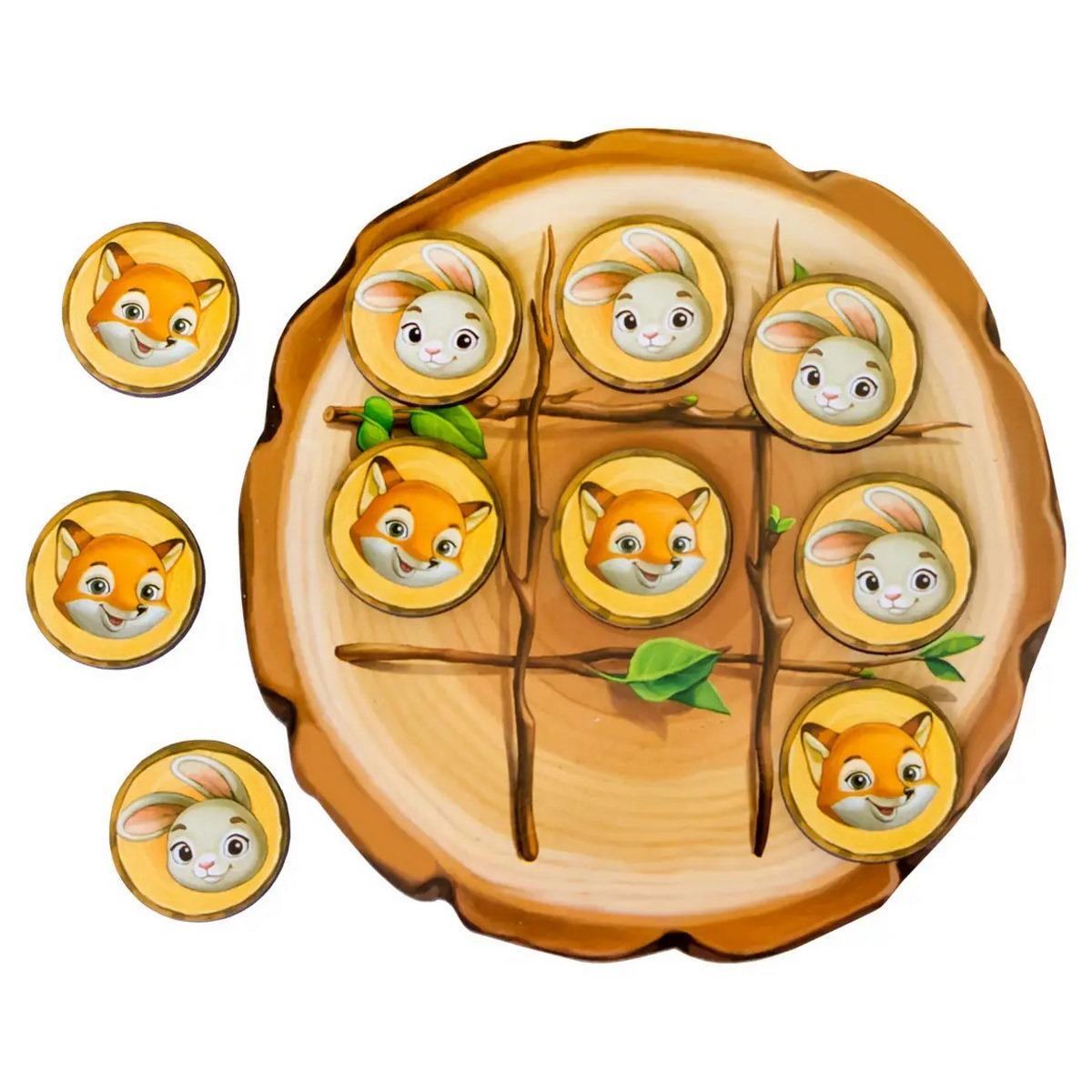 Настільна гра Ubumblebees Хрестики-нуліки Різнокольоровий (SR-113-N-66) Настільна гра Ubumblebees Хрестики-нуліки Різнокольоровий (SR-113-N-66)