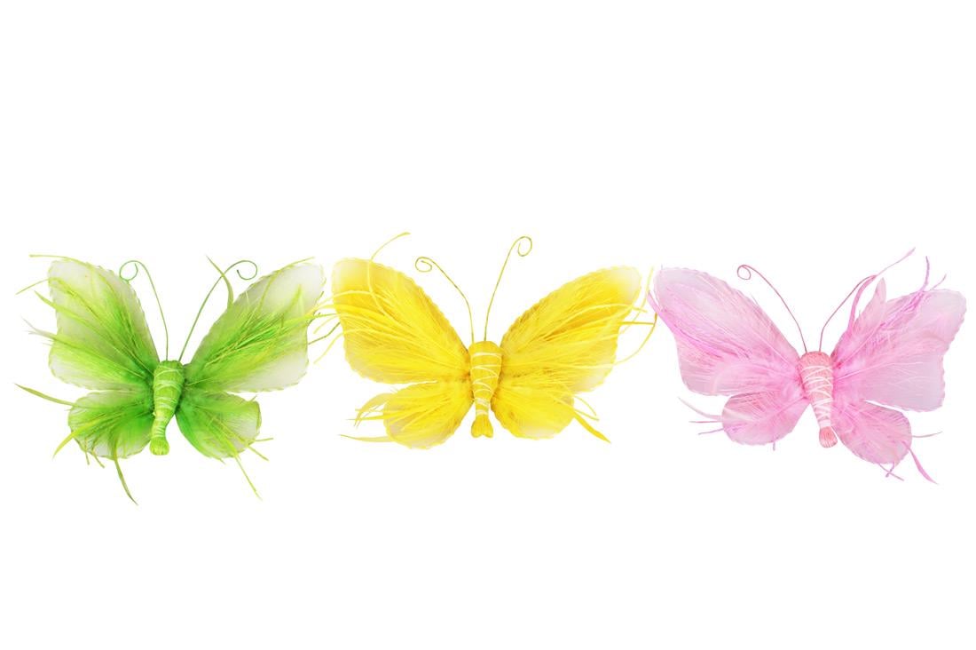 Декорация пасхальная на подвесе BonaDi Бабочка 9 шт. (199-B11)