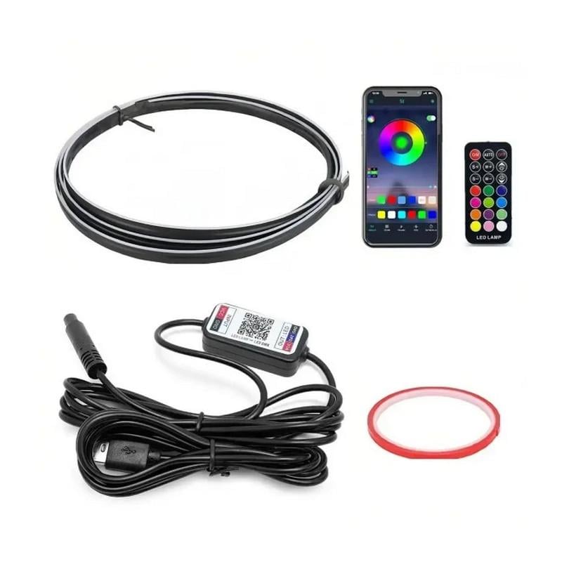 Стрічка діодна на торпеду Ambient Light RGB підсвічування салону 12V 110 см (4588-Leader)