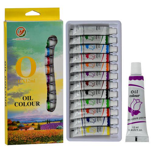 Фарби олійні 12 кольорів 12 мл (65983) - фото 3