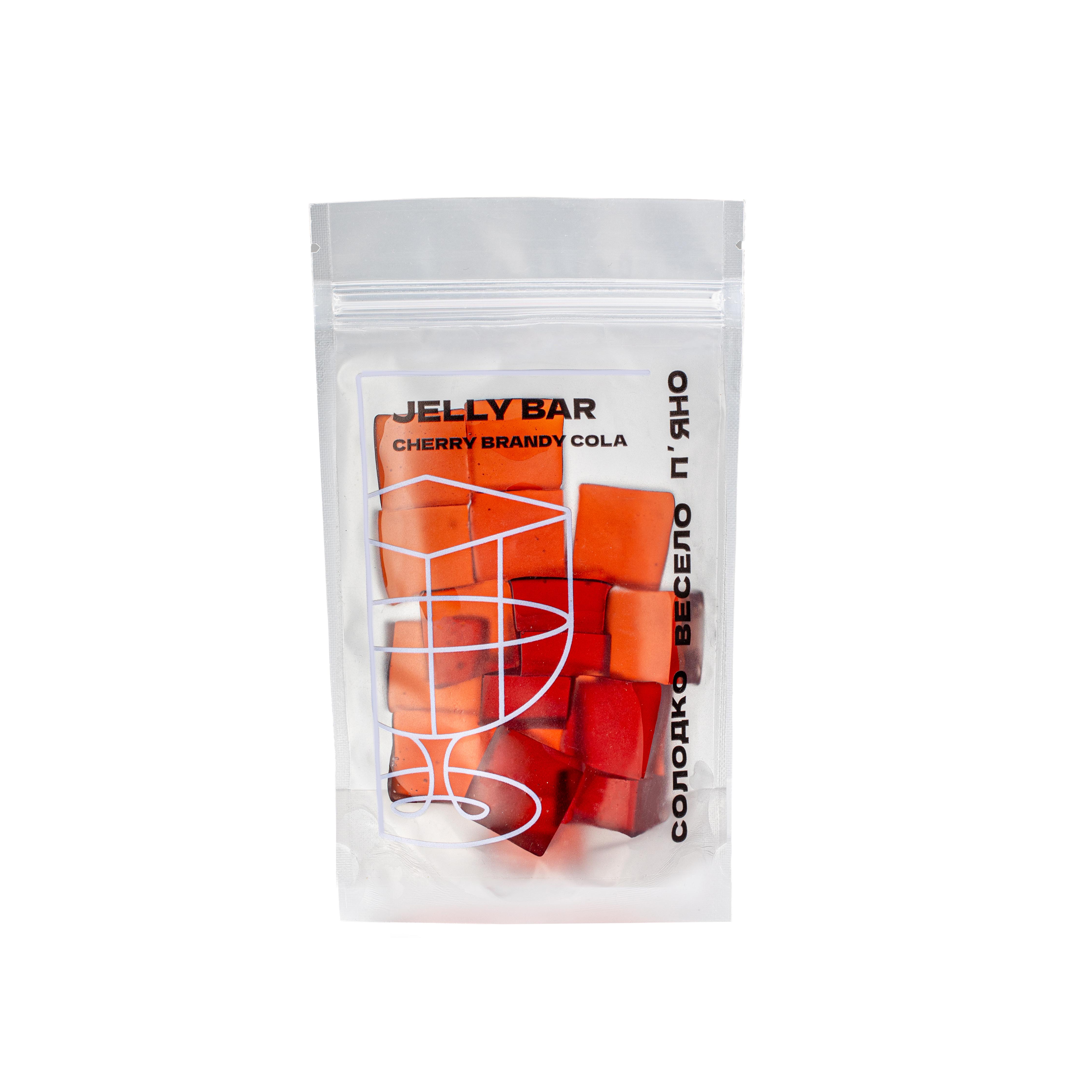 Желейні цукерки Jelly Bar Чері Бренді Кола 100 г (АП-95)