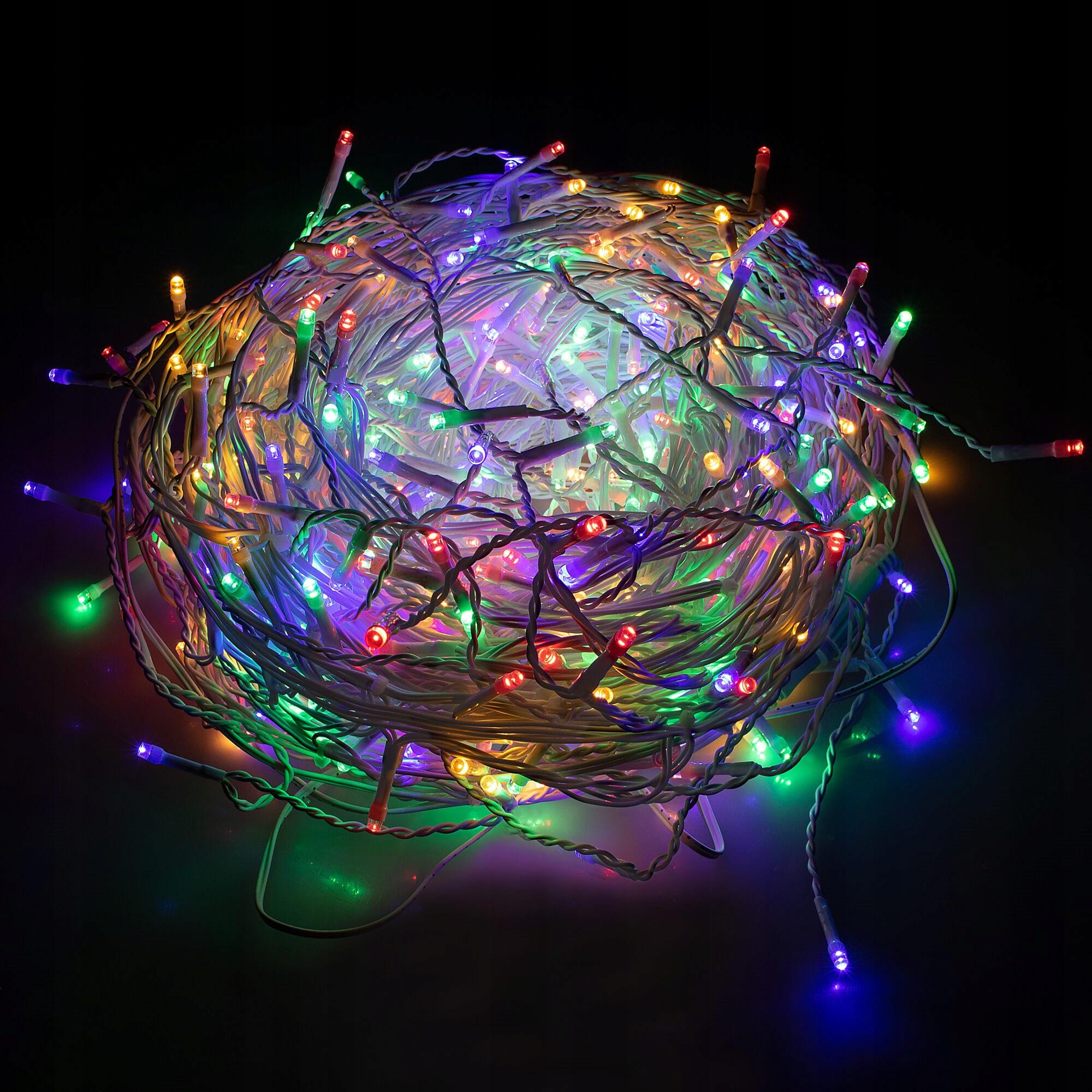 Гирлянда бахрома уличная Springos 8 м 200 LED CL0203 Mix (3136)