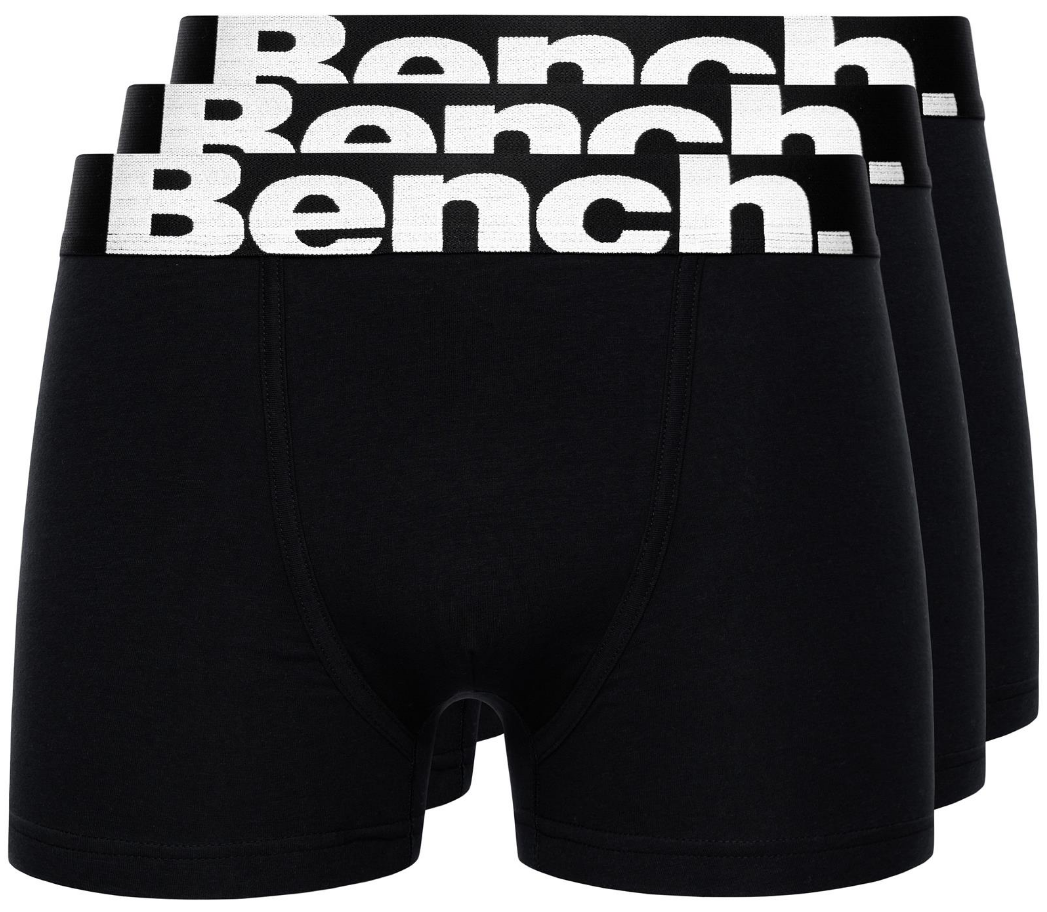 Набір трусів боксерів чоловічих анатомічних Bench Underwear Boxer Shorts 3 шт. XL Чорний (3544657)