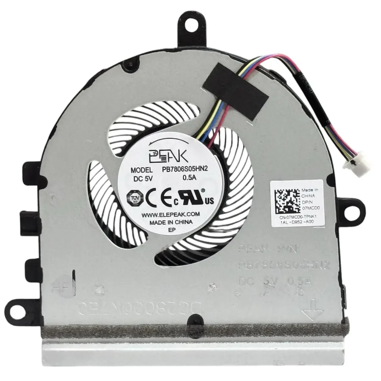 Кулер для ноутбука Dell Inspiron 5570/5575/5593/3583/3584/3585/3593/3501/3502/3505/07MCD0 ​​v.1