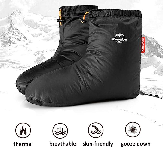 Черевики на гусячому пуху Naturehike NH18S023-T S Чорний (atlantmarket_62958) - фото 3