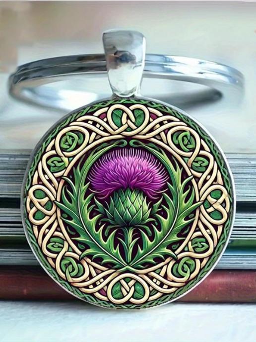 Брелок для ключей Чертополох 3х6 см (EG0043)