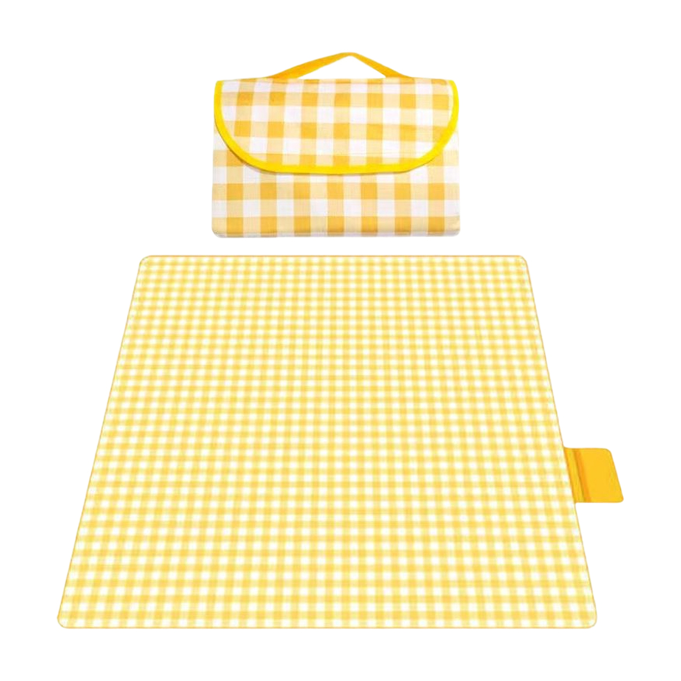 Коврик-скатерть водонепроницаемый для пикника/кемпинга/пляжа 180x140 см (KULPIK-YLW-1324)