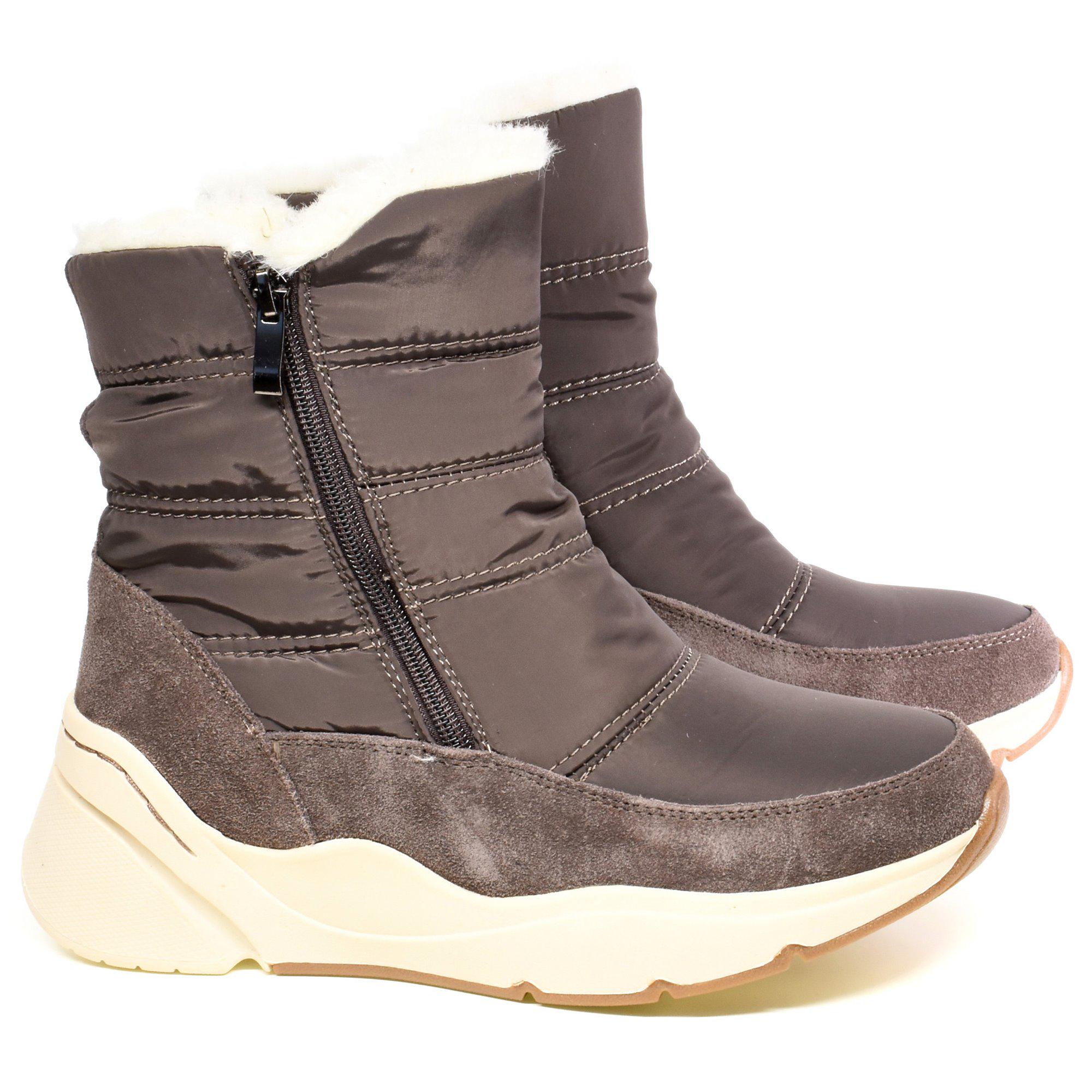 Дутики жіночі Baden р. 37 Сірий (013093-37) - фото 4