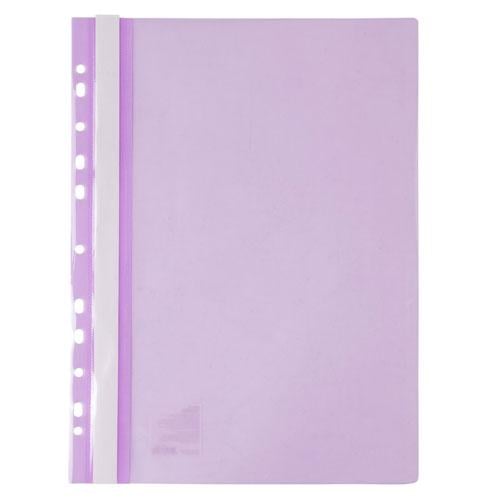 Папка-скоросшиватель Axent А4 с прозрачным верхом с перфорацией Сиреневый (1318-36-A)