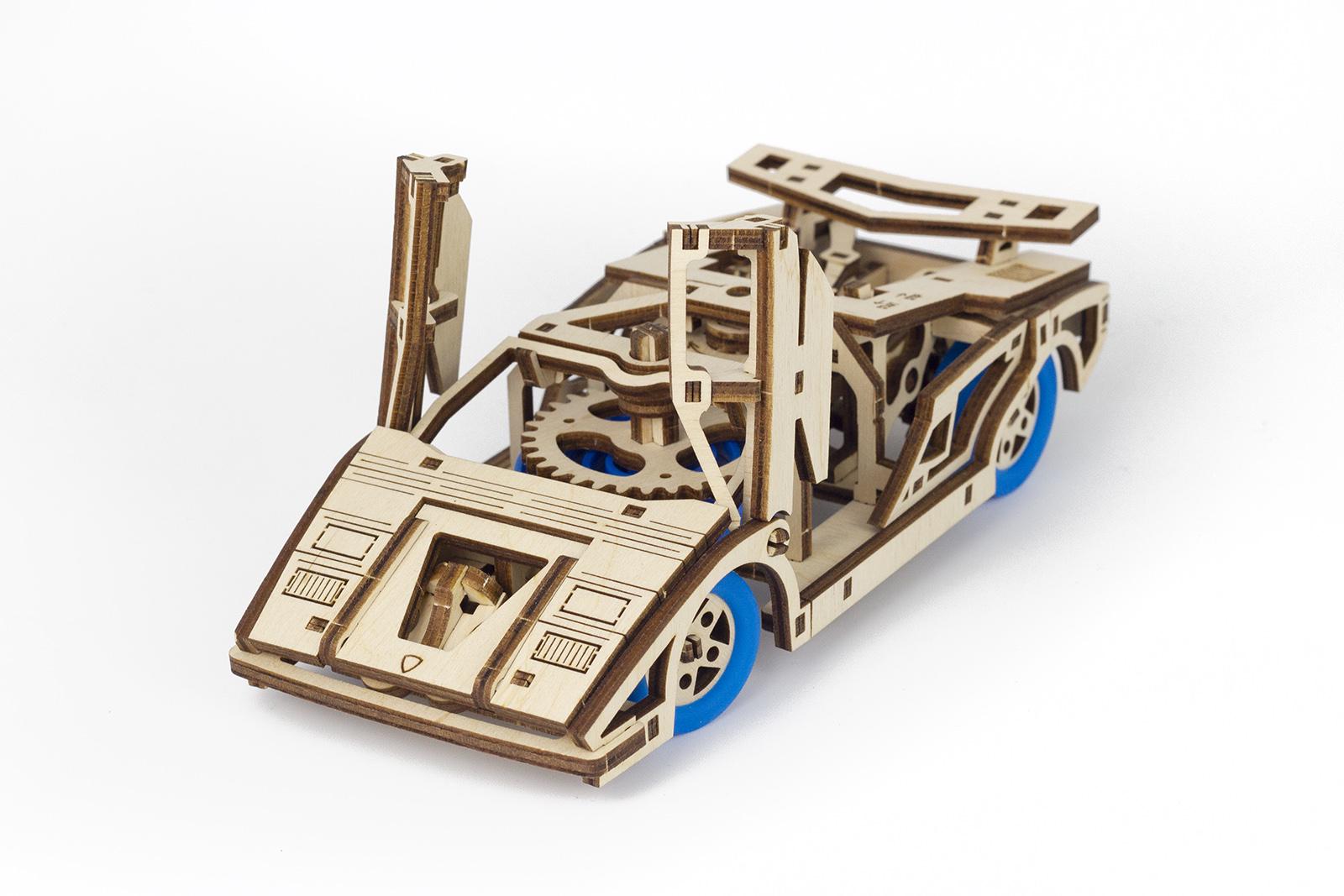 Конструктор механічний 3D Time for Machine Raging Bull автомобіль Синій (T4M380304DBL) - фото 3 Конструктор механічний 3D Time for Machine Raging Bull автомобіль Синій (T4M380304DBL) - фото 3