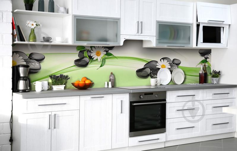 Скинали на кухню Zatarga «Чёрная галька» 600х3000 мм виниловая (Z183471/2) Скинали на кухню Zatarga «Чёрная галька» 600х3000 мм виниловая (Z183471/2)