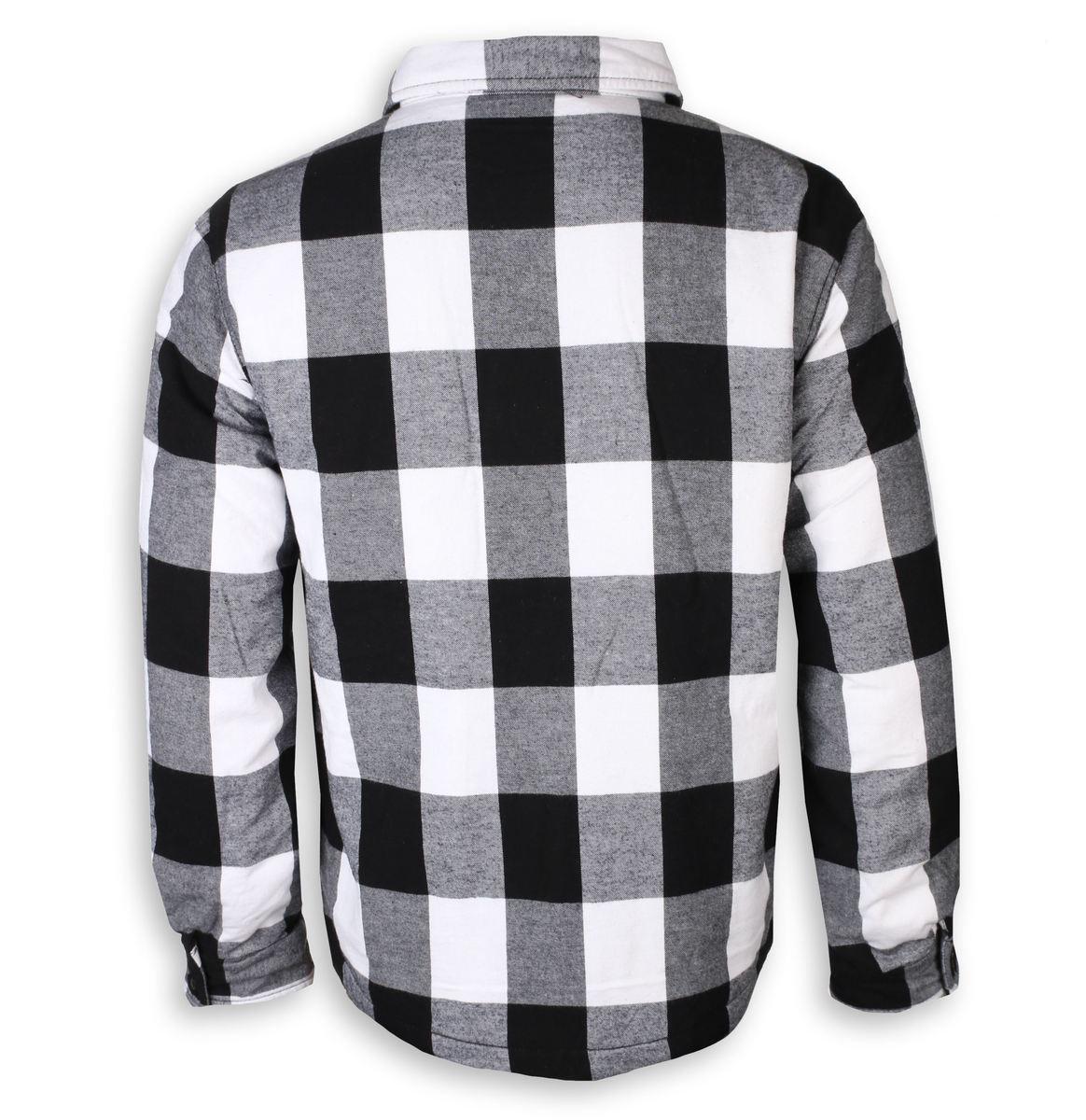 Куртка Brandit Lumber Jacket L White/Black (9478/46L) - фото 3