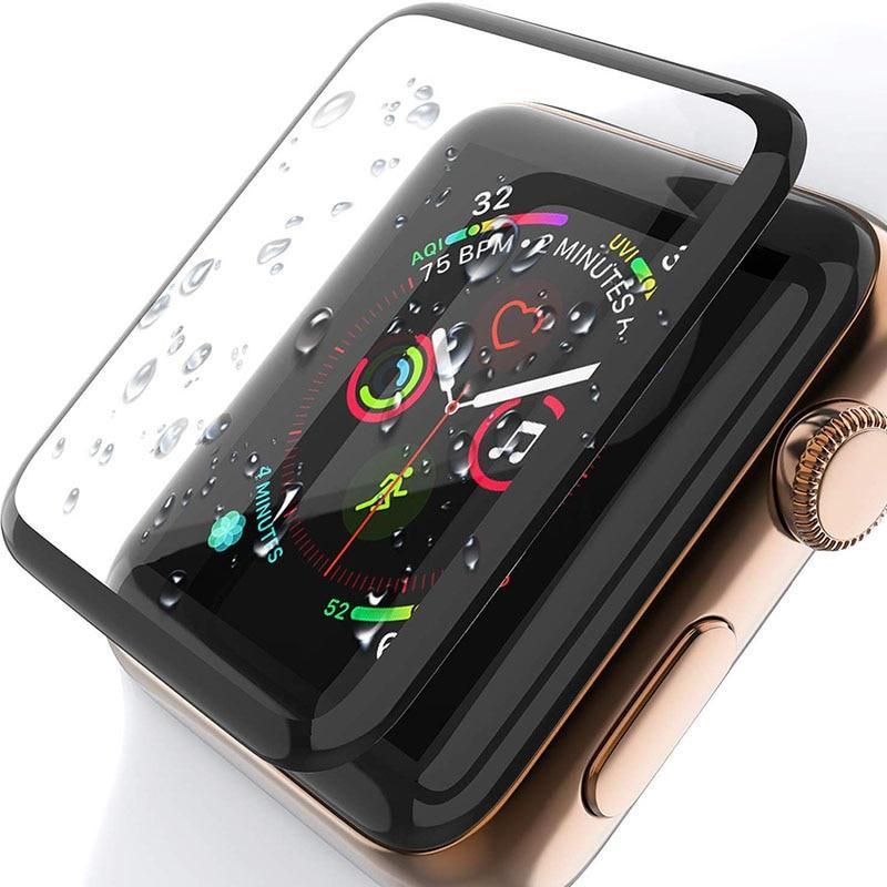 Защитное стекло Mocolo 5D Full Glue для Apple Watch iWatch 44 мм Black 0,21 мм