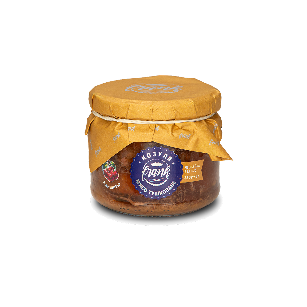Мясо косули Frank тушеное с вишней 330 г
