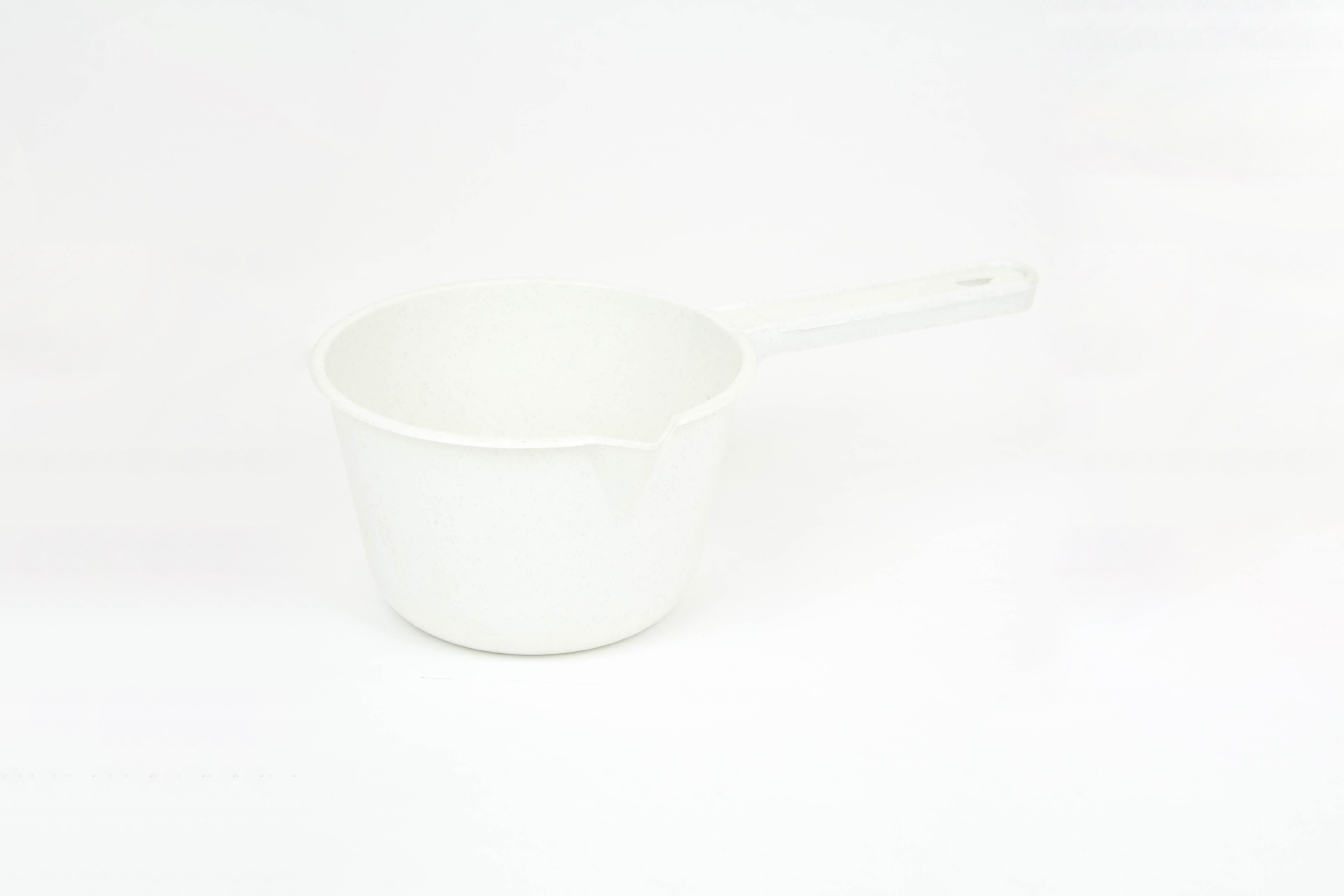 Ковш с носиком 1 л Белый мрамор (18188213) Ковш с носиком 1 л Белый мрамор (18188213)