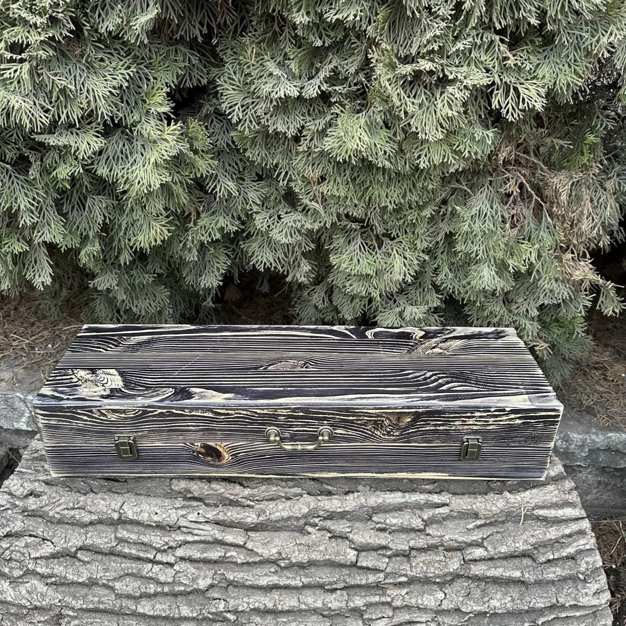 Подарунковий набір шампурів з аксесуарами Mzavod Козак із нержавіючої сталі в дерев’яному кейсі 720x120x210 мм (136-17-1190310000865) - фото 6 Подарунковий набір шампурів з аксесуарами Mzavod Козак із нержавіючої сталі в дерев’яному кейсі 720x120x210 мм (136-17-1190310000865) - фото 6