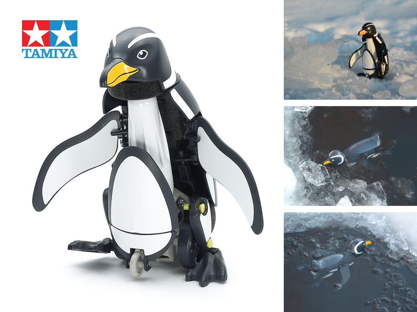 penguin様用 ᐉ Сборная модель Tamiya пингвин Walking & Swimming Penguin (70259