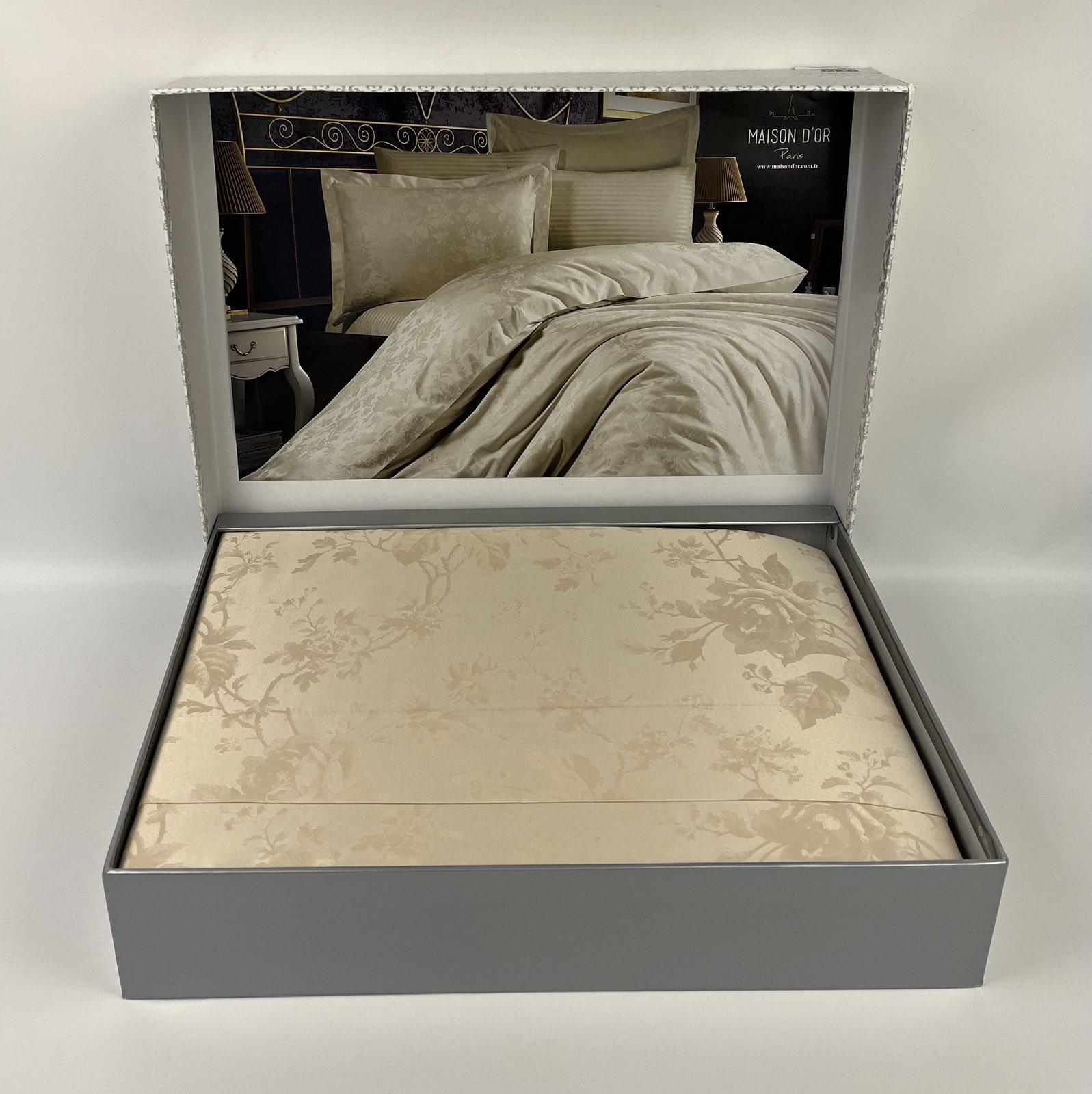 Комплект постельного белья Maison D'or Ruby Gupped бамбук 200х220 см Beige (CN27344)