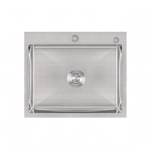 Кухонная мойка Lidz H6050 Brush 3,0/1,0 мм (LIDZH6050BRU3010) - фото 8