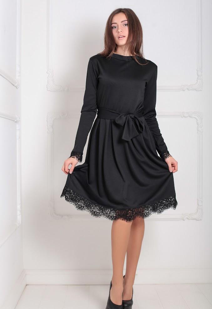 Платье женское Podium Kallagis 20853-BLACK XL Черный