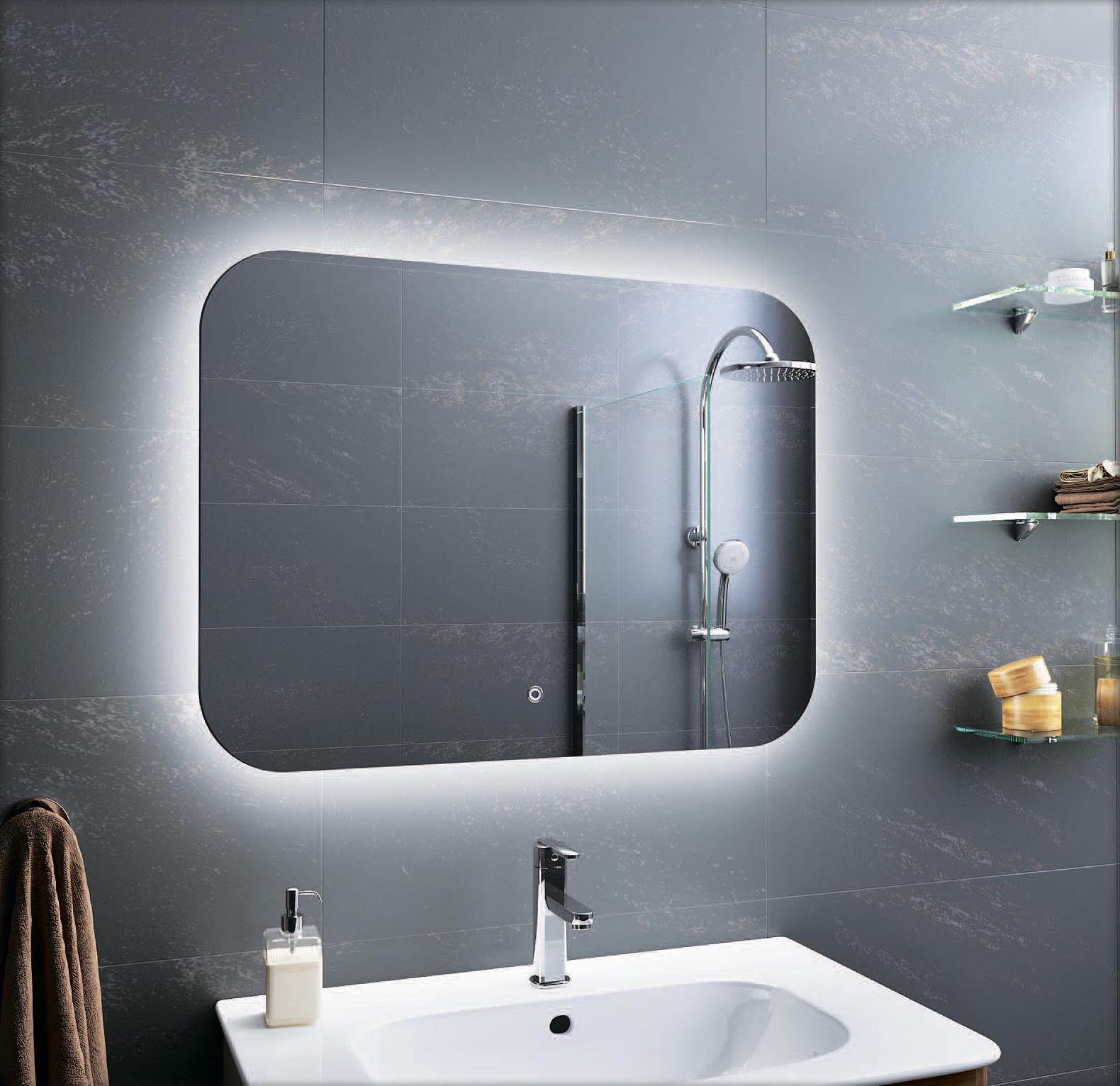 Led дзеркало DecorLed Madrid з підсвіткою у ванну кімнату 600x800 (ZSL-012)