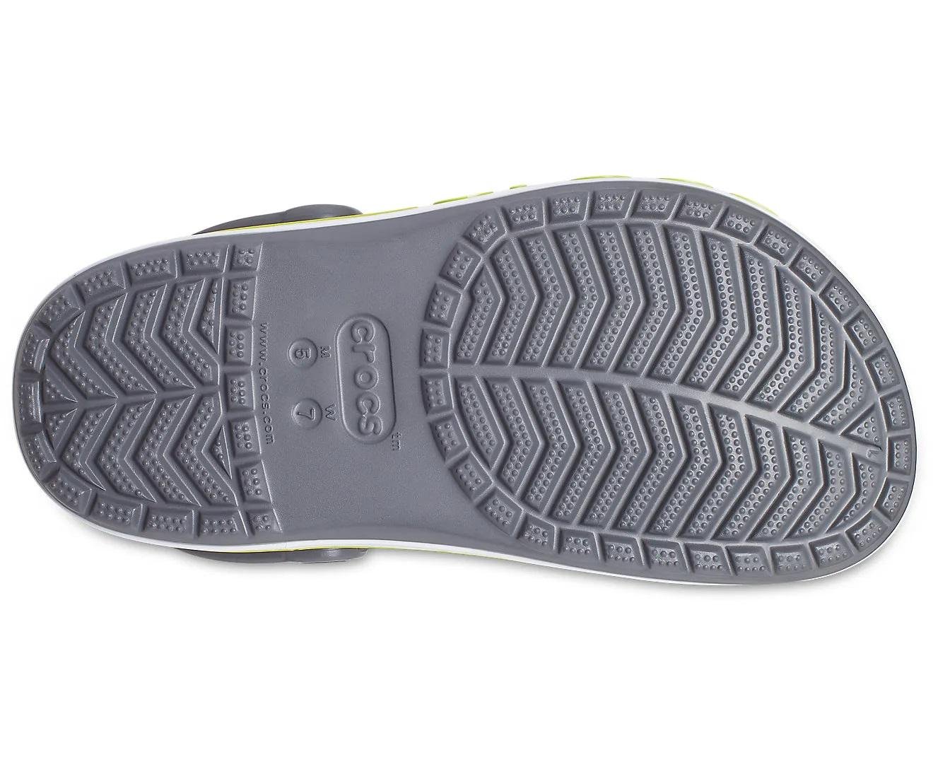 Сабо Crocs Bayaband Clog M8W10 р. 41 26,5 см Slate Grey Lime Punch (205089) - фото 6