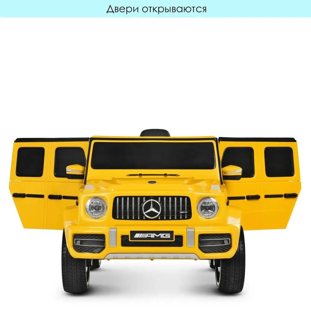 Електромобіль Bambi Mercedes-Benz G-class Жовтий (M4214EBLR-6) - фото 4