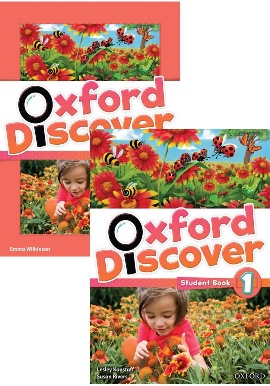 Учебник и рабочая тетрадь Oxford Discover 1
