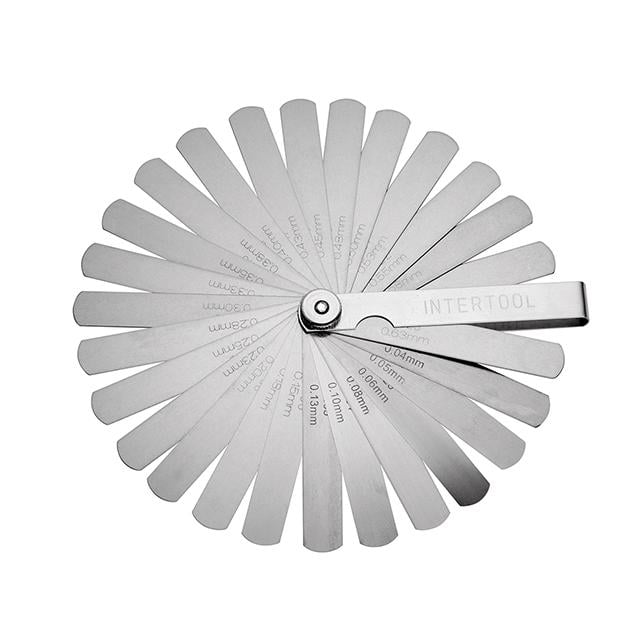 Комплект щупов Intertool 26 шт. 0,04—0,63 мм