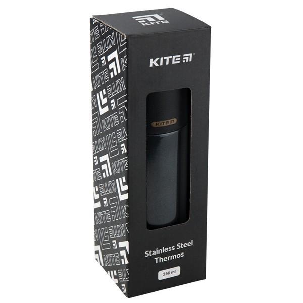 Термос Kite Pearl 350 мл Черный (K19-302-01) - фото 2