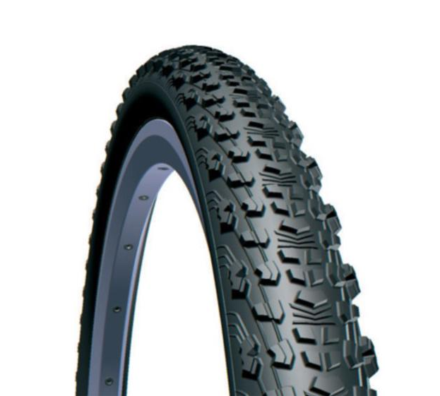 Покрышка велосипедная RUBENA Classic SCYLLA V75 24"x1,9"/50x507 Черный (TIR-A6-01)