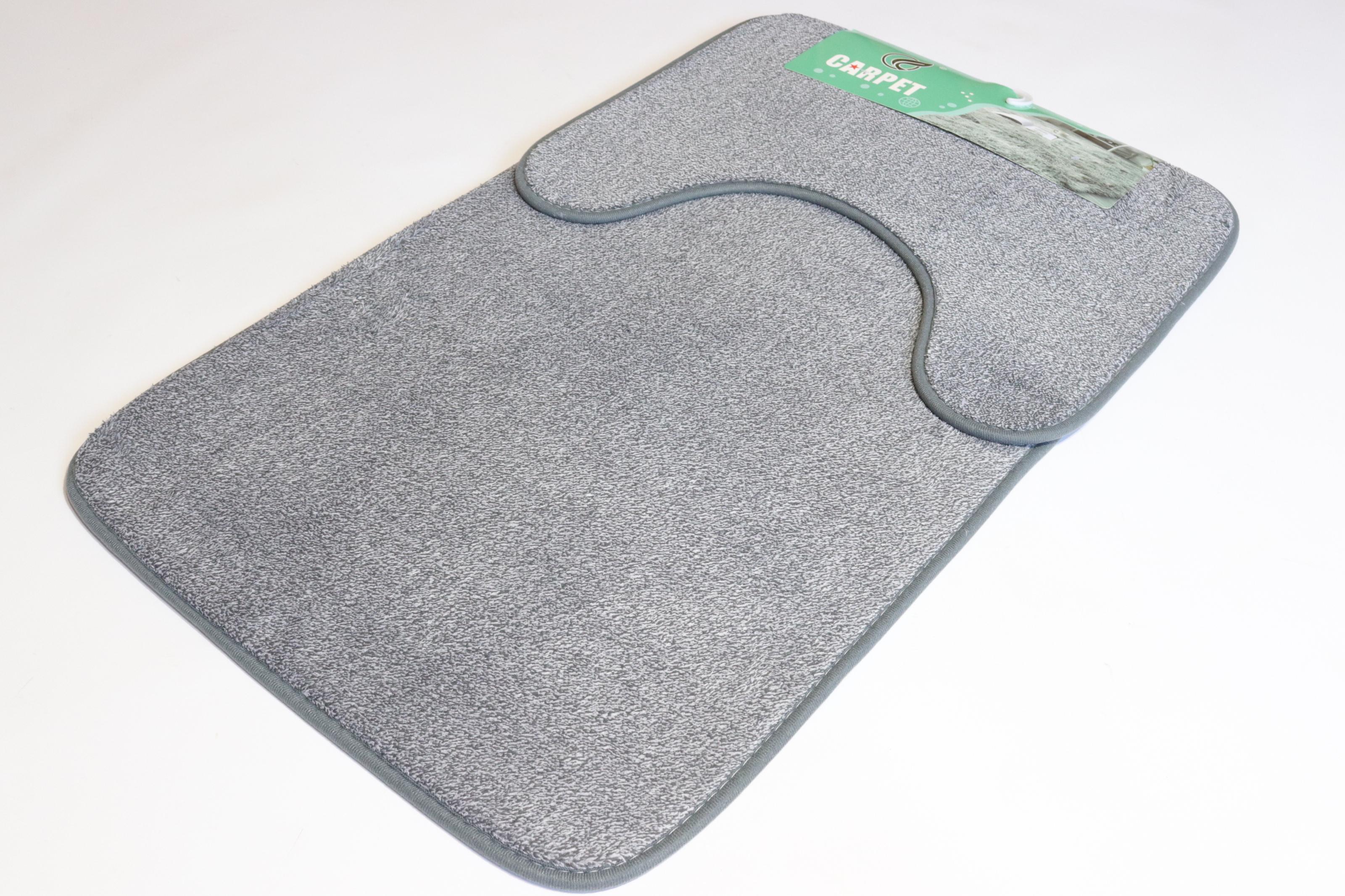 Набор ковриков для ванной и туалета Prima 2459 50x80/40x50 см Grey (27307401)