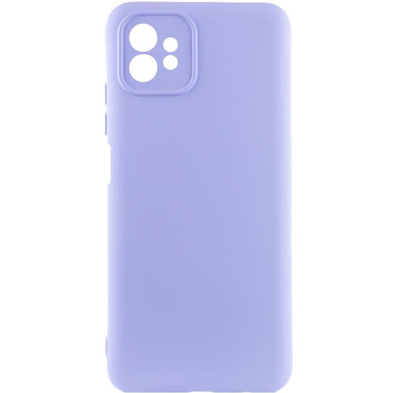 Противоударный чехол Silicone Cover Lakshmi Full Camera (AA) для Motorola Moto G32 Сиреневый / Dasheen