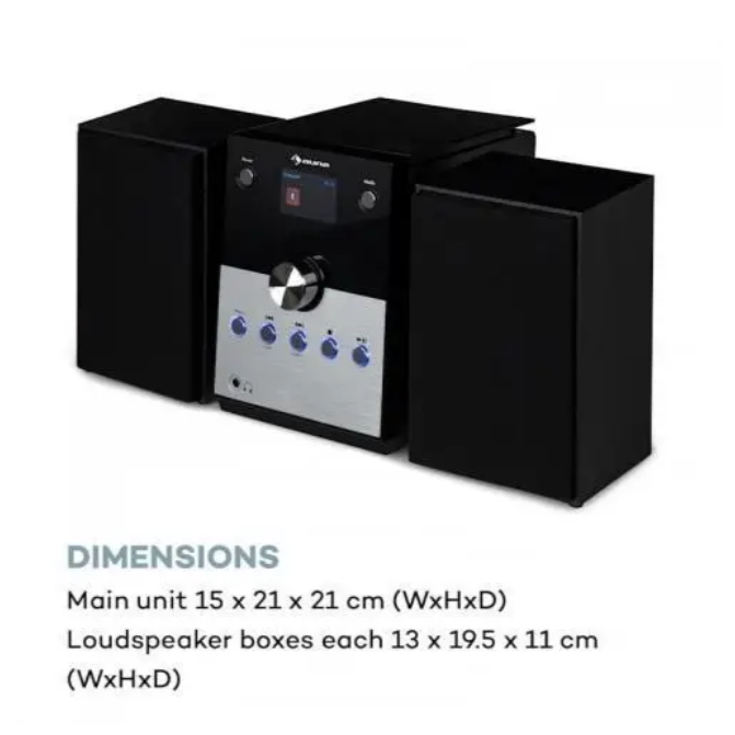 Музичний центр/аудіосистема Auna MC-30 DAB CD CD-R CD-RW 6 Вт (10033050) - фото 4 Музичний центр/аудіосистема Auna MC-30 DAB CD CD-R CD-RW 6 Вт (10033050) - фото 4