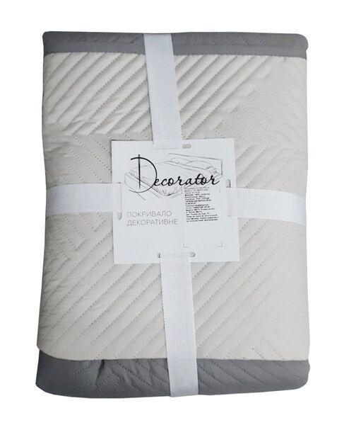 Покривало двостороннє Decorator Лабіринт 210x215 см Бежевий/Сірий (2020724) - фото 4 Покривало двостороннє Decorator Лабіринт 210x215 см Бежевий/Сірий (2020724) - фото 4
