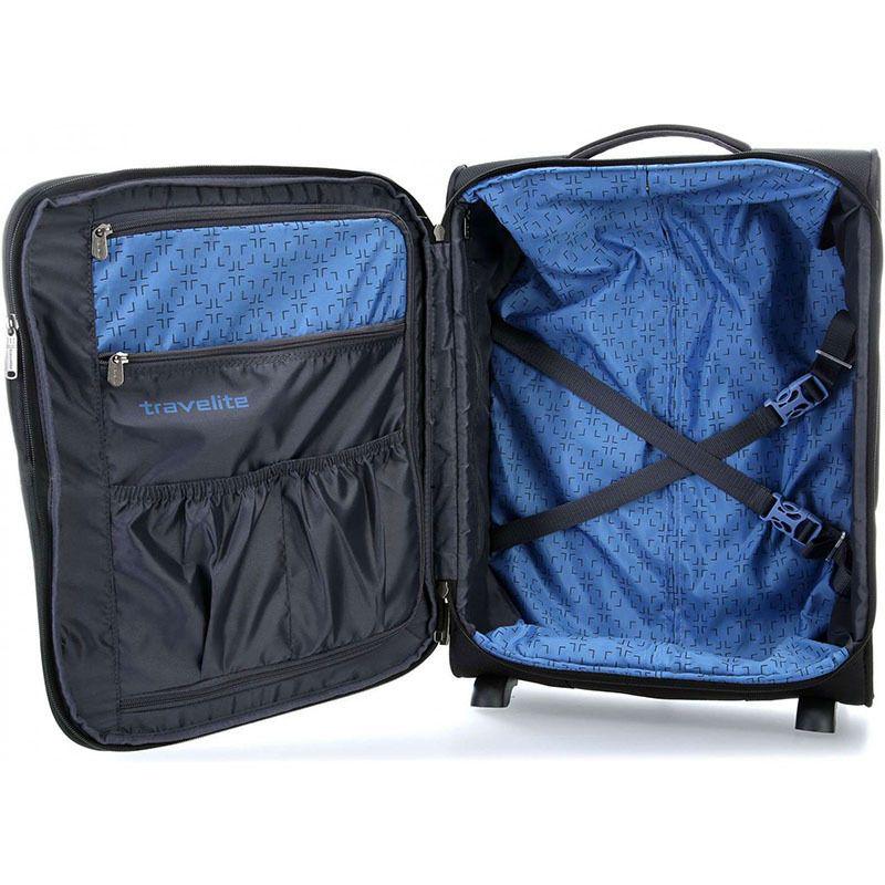 Чемодан на 2 колесах Travelite Capri S 41/50 л Black (TL089807-01) - фото 6 Чемодан на 2 колесах Travelite Capri S 41/50 л Black (TL089807-01) - фото 6