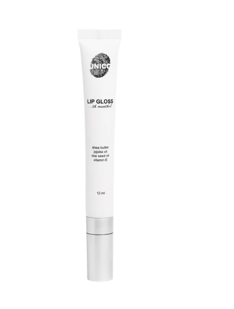 Блеск для губ с ментолом Unico BROWNIE Lip Gloss 10 мл Коричневый