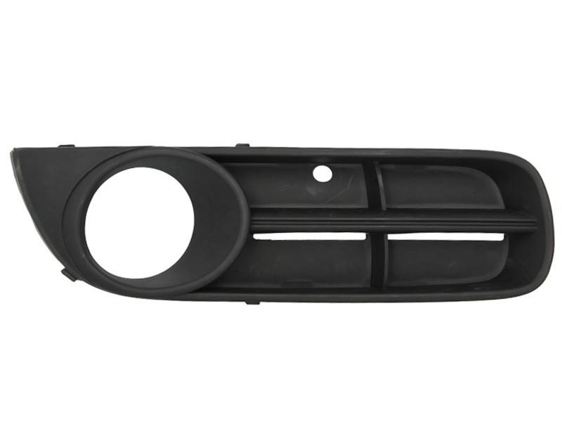 Решетка бампера AVTM Skoda Fabia 2 /Roomster 07-10 левая с отверстиями для противотуманок кроме RS (6408 911)