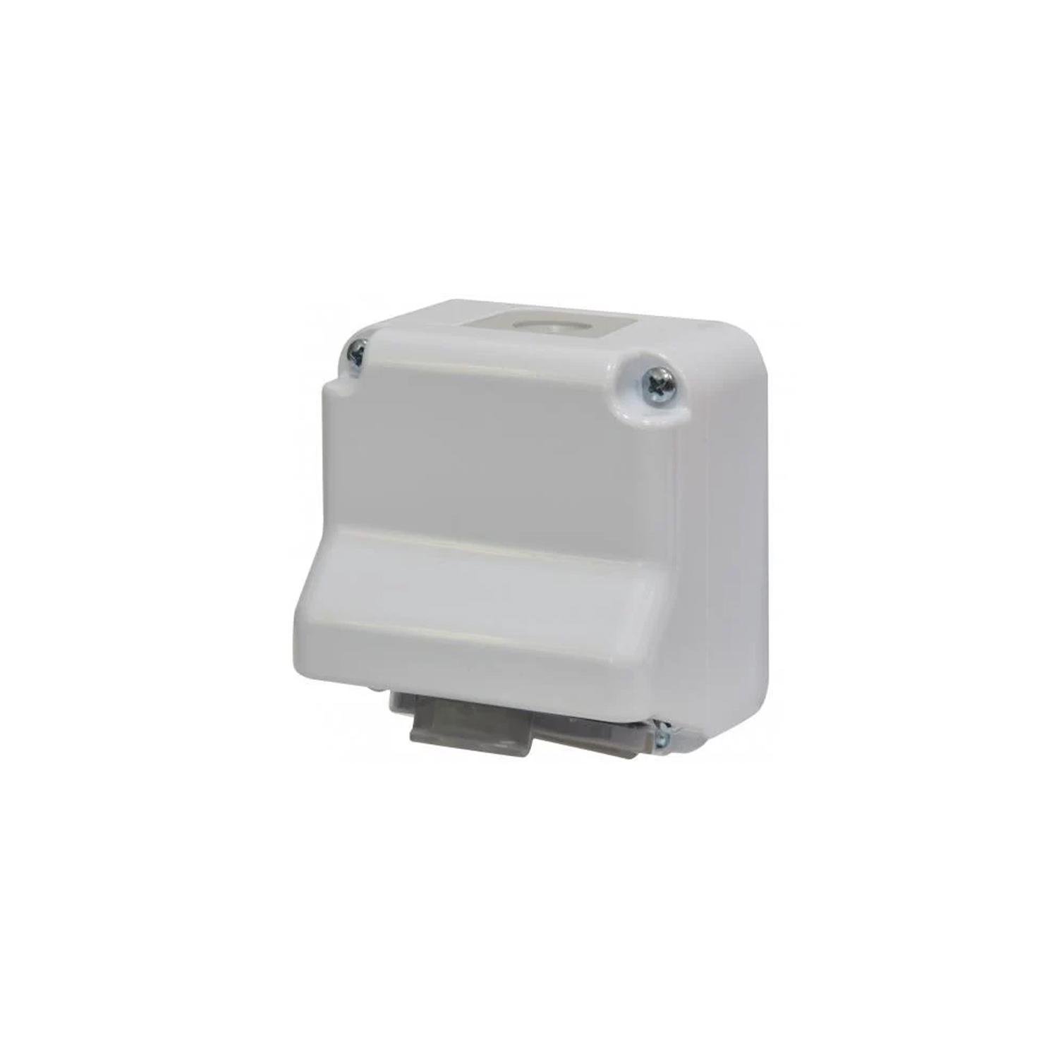 Розетка зовнішня ETI PRE-1 із заземленням кутова PC IP44 Білий (4481019) - фото 2