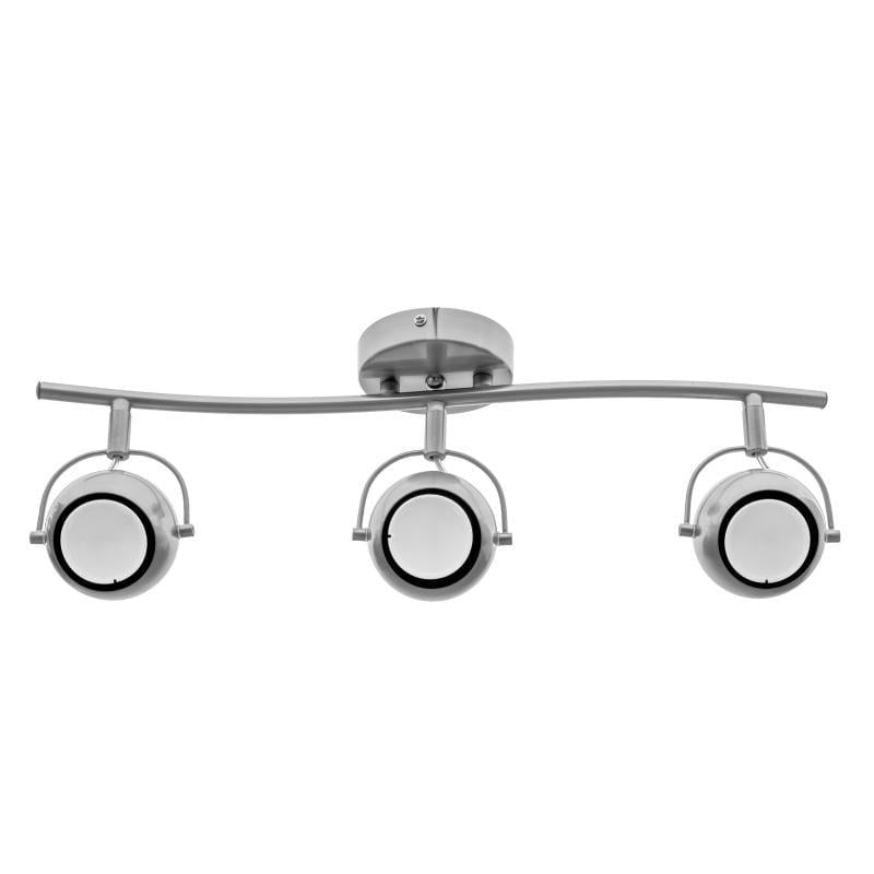 Світильник настінно-стельовий спот поворотний накладний Brille HTL-190/3 GU5.3 NI