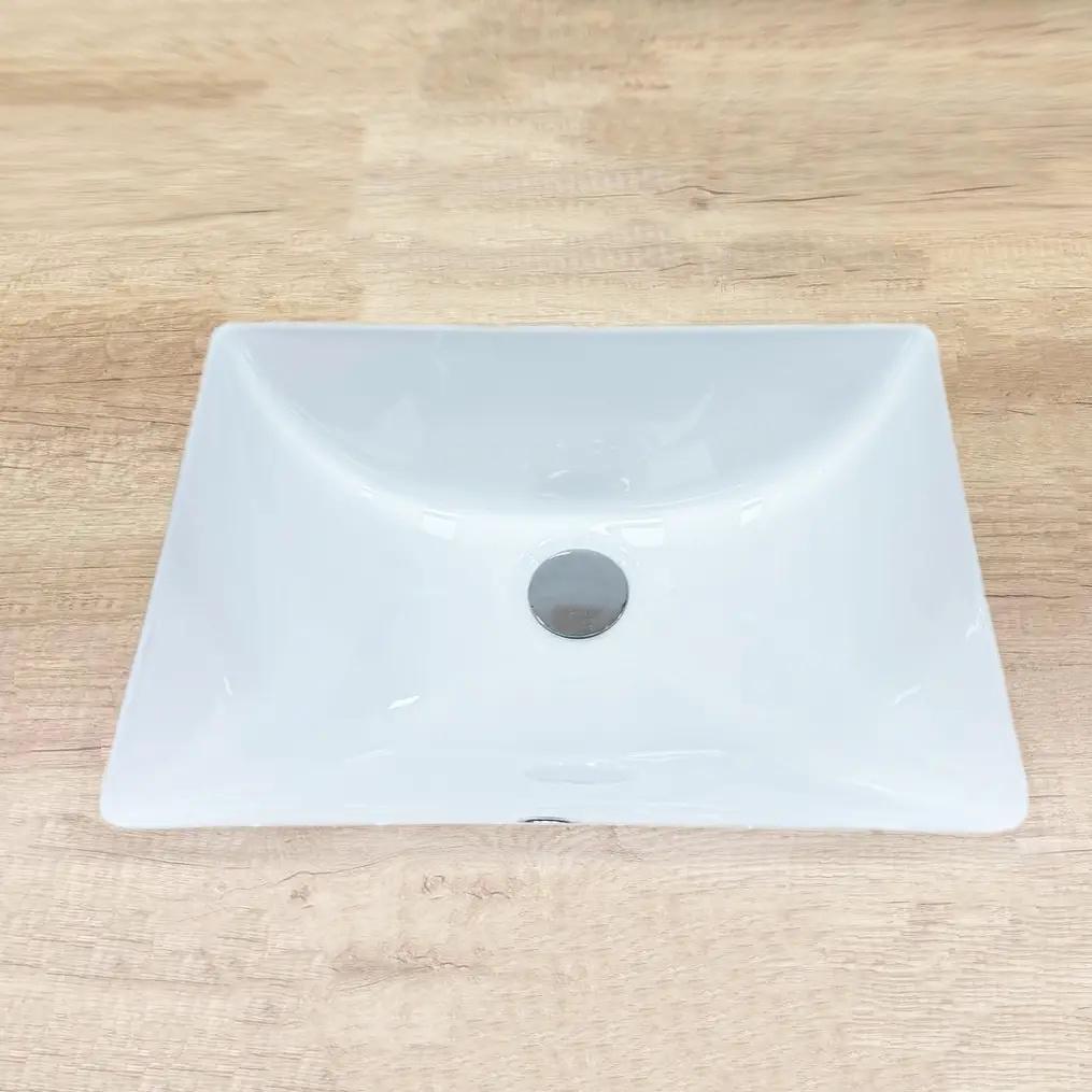 Раковина врізна VBI Messina прямокутна 350x470 мм Білий (RM-VBI-018002) - фото 3