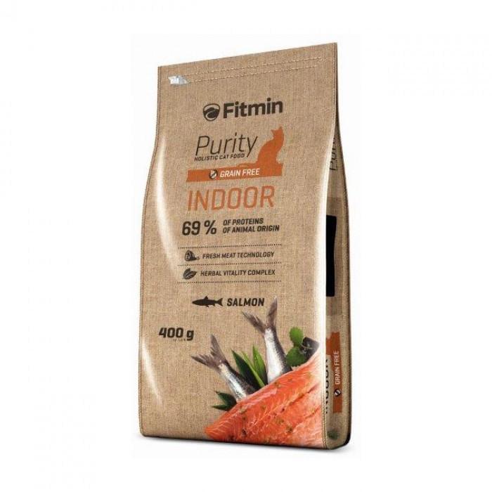 Корм сухий Fitmin Purity Indoor для кішок, що живуть вдома з лососем 400 г (1158560842) - фото 1 Корм сухий Fitmin Purity Indoor для кішок, що живуть вдома з лососем 400 г (1158560842) - фото 1