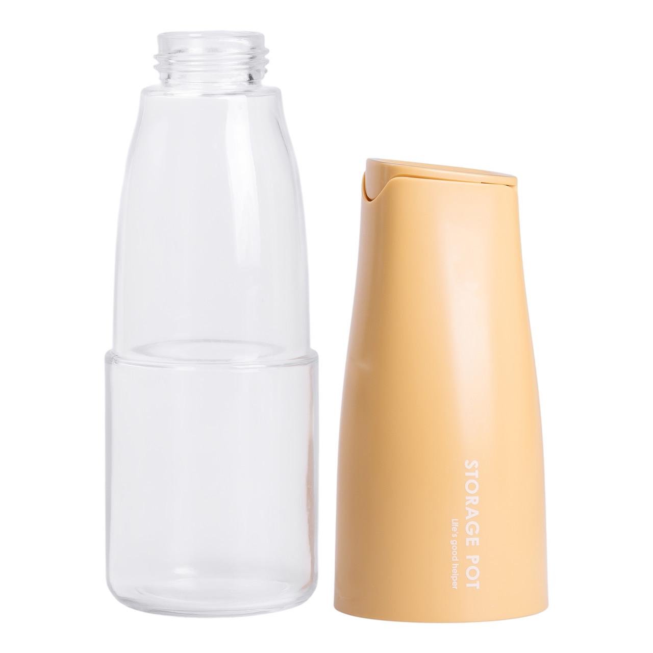 Пляшка для соняшникової олії з гравітаційною кришкою з дозатором 500 мл Жовтий (HP-34-9Y) - фото 4 Пляшка для соняшникової олії з гравітаційною кришкою з дозатором 500 мл Жовтий (HP-34-9Y) - фото 4