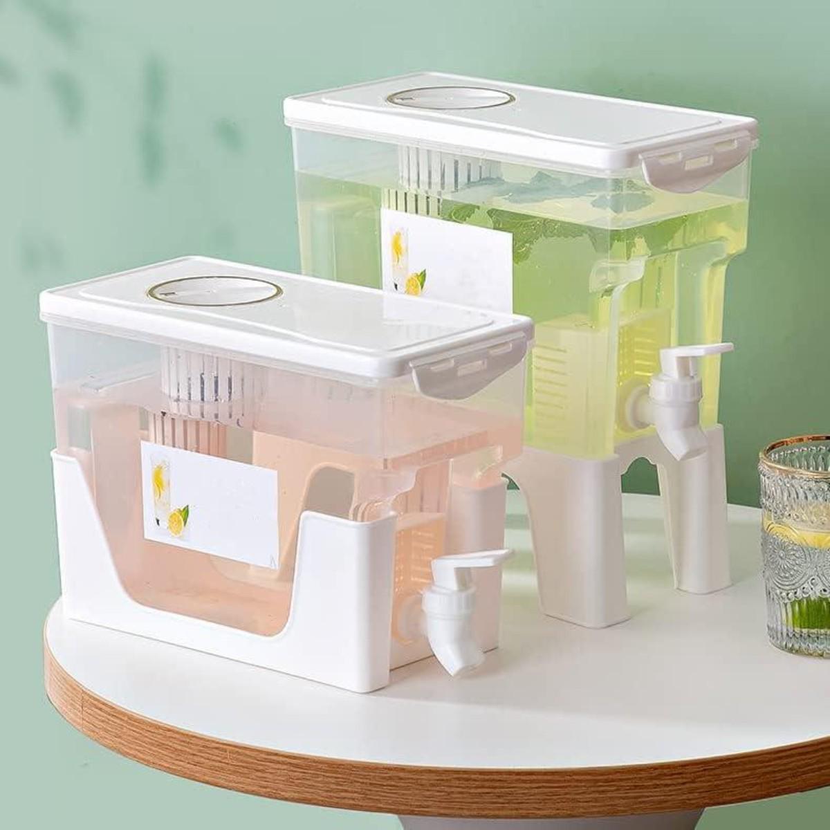 Лимонадник пластиковый с краном Lemonade Bottle 3,5 л (R93237) - фото 5