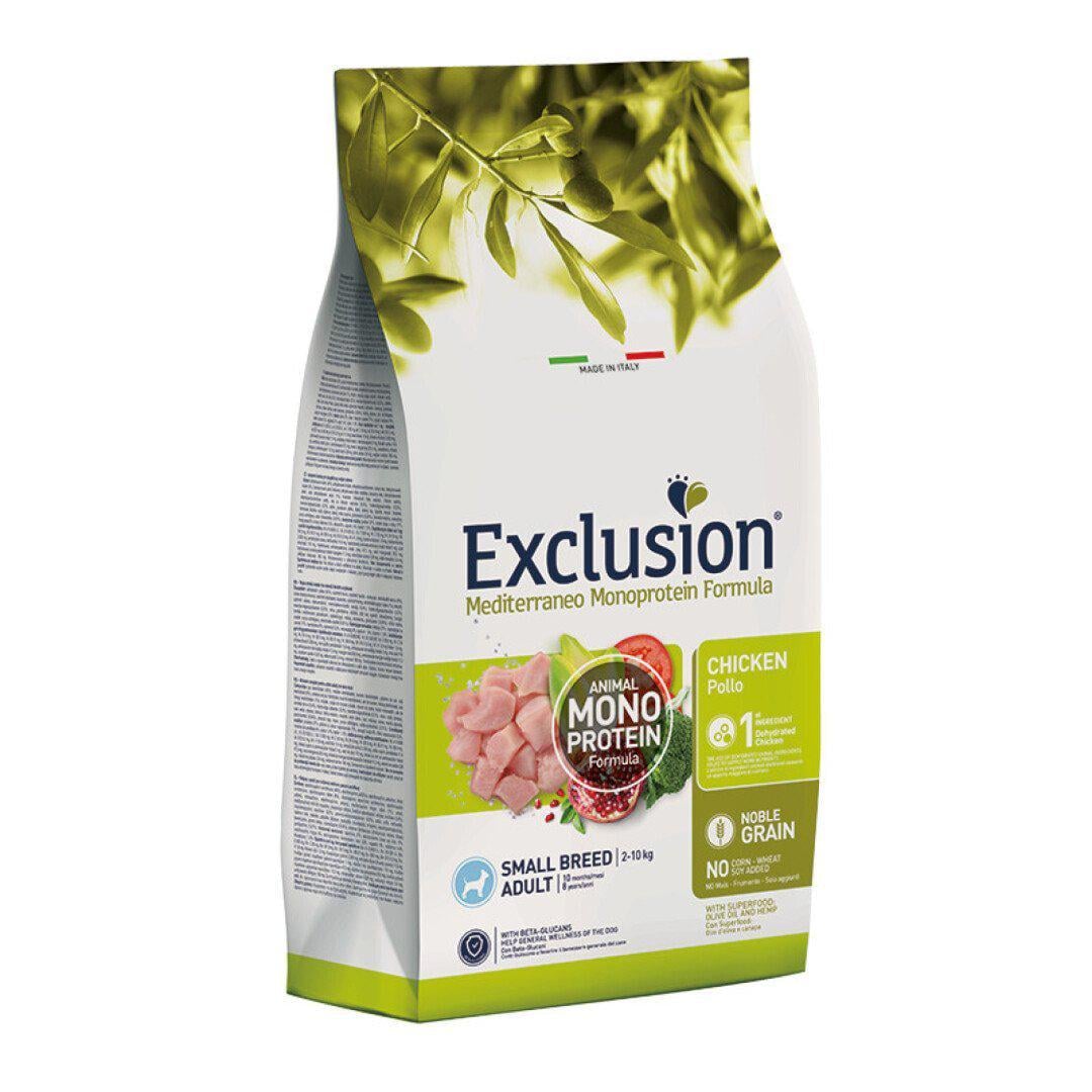 Корм сухий для собак малих порід Exclusion Adult Chicken Small Breed 500 г (8011259002907) Корм сухий для собак малих порід Exclusion Adult Chicken Small Breed 500 г (8011259002907)