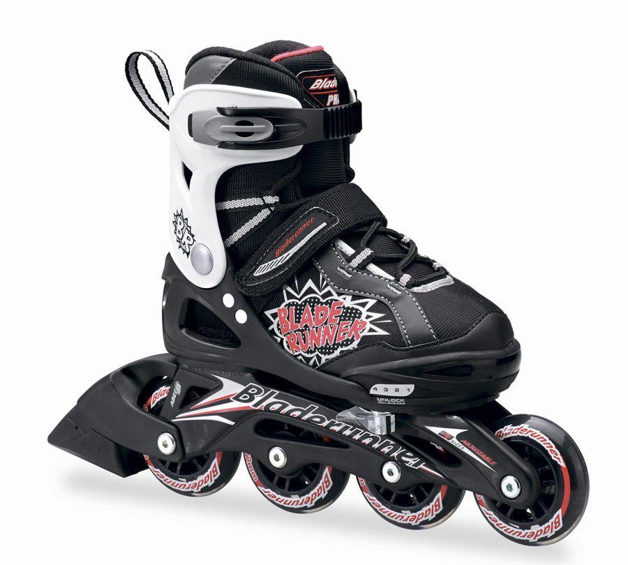 Роликові ковзани Bladerunner PHASER Чорний/Червоний (UH471212216F46.5C)