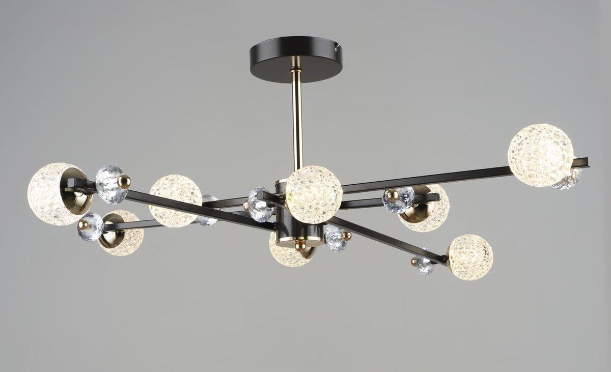 Люстра светодиодная Sirius B N6189/8 COFFEE+FGD 96W (3120078661) Люстра светодиодная Sirius B N6189/8 COFFEE+FGD 96W (3120078661)